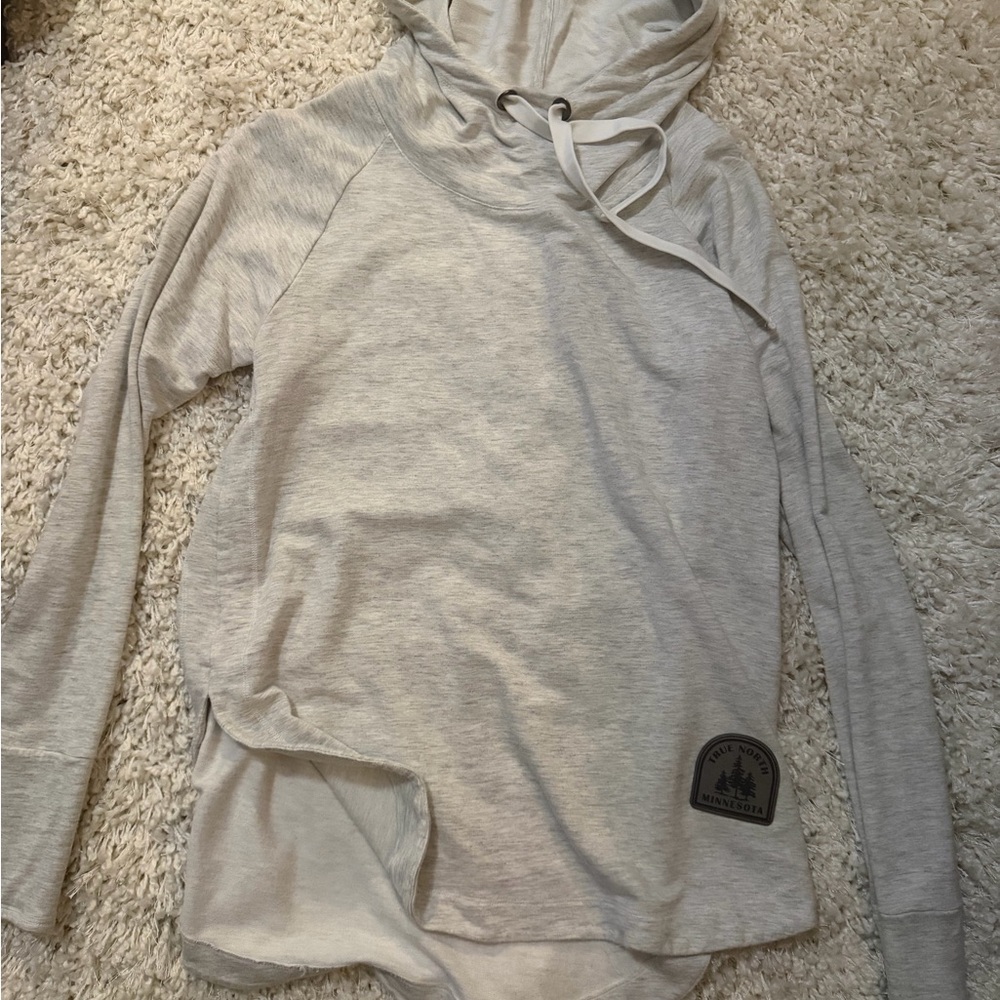 Gray Hooded Sweatshirt